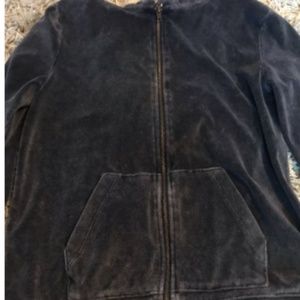 Crushed Velvet Sweatshirt